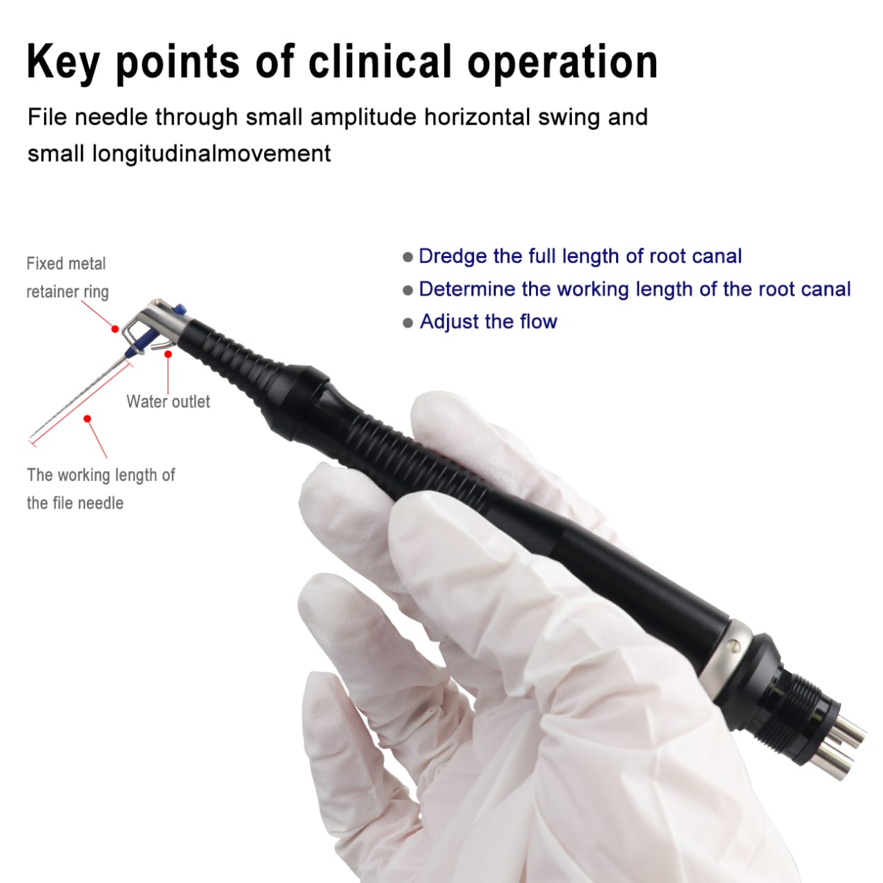 Dental Endo sonic Activater Handpiece